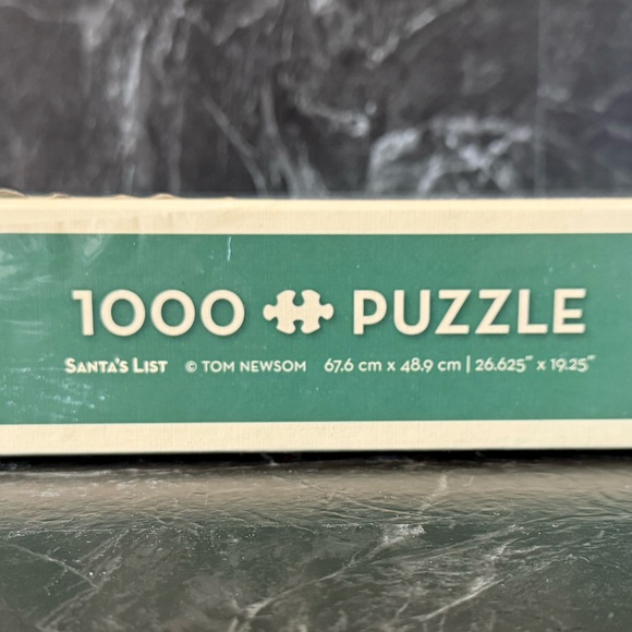 COBBLE HILL Tom Newsom “Santa’s List" 1000 Pieces Puzle - Picture 5 of 10